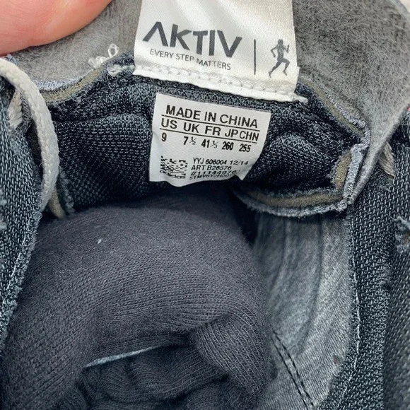 Adidas Running Shoes Womens 9 AKTIV Trails Hiking Gray Pink NO INSOLES B26576 - Picture 11 of 12